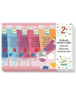 6 Tubes De Peinture Doigts Sweet - DJECO