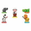 BARIL JUNGLE 5 PERSONNAGES 100 PIECES 2 BARIL JUNGLE 5 PERSONNAGES 100 PIECES -Lille Aux Jouets baril jungle 5 personnages 100 pieces