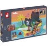 Bateau Pirates Story - 7 Figurines En Bois - Janod -Lille Aux Jouets bateau pirates story 7 figurines en bois janod