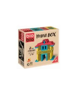 Bioblo Mini Box 40 Briques - 3 Couleurs