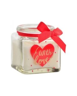 Bougie Dans Un Pot En Verre