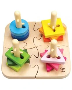 Boutons Créatif - Hape - E0411 - Puzzle En Bois