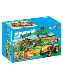Couple De Fermiers Avec Véhicule - Playmobil - 6870 - Jeu