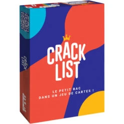 CRACK LIST - Jeu Du Petit Bac - Jeu De Cartes - Jeu D'ambiance - Entre Amis Et En Famille - 10 Ans Et Plus