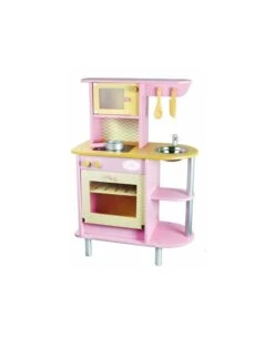 Cuisine Pink, Cuisine En Bois Enfant, Dinette En Bois - Vilac