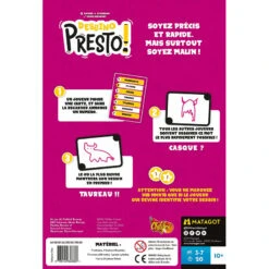 Dessino Presto, Jeu De Société, Jeu Famille, A Partir De 10 Ans, 3 à 7 Joueurs, 20 Min -Asmodee Matagot