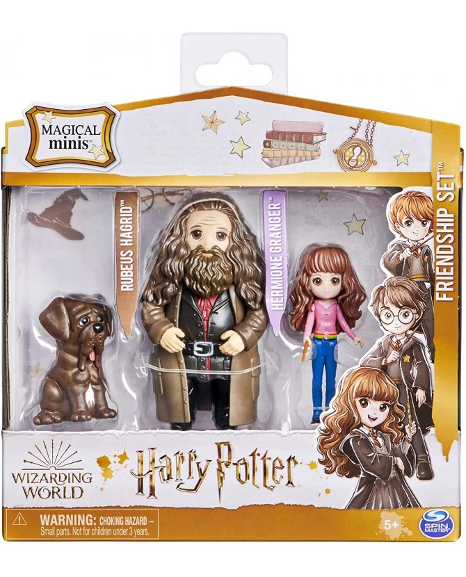 SPIN MASTER HARRY POTTER - PACK AMITIÉ MAGICAL MINIS HERMIONE & HAGRID WIZARDING WORLD - Coffret Amitié 2 Figurines Poupées Articulées 3 SPIN MASTER HARRY POTTER - PACK AMITIÉ MAGICAL MINIS HERMIONE & HAGRID WIZARDING WORLD - Coffret Amitié 2 Figurines Poupées Articulées
