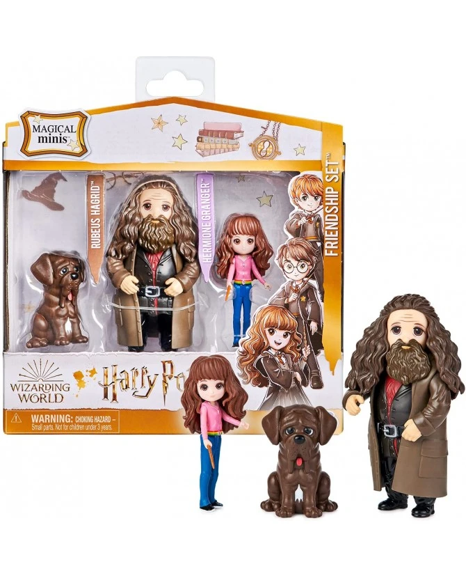 SPIN MASTER HARRY POTTER - PACK AMITIÉ MAGICAL MINIS HERMIONE & HAGRID WIZARDING WORLD - Coffret Amitié 2 Figurines Poupées Articulées 4 SPIN MASTER HARRY POTTER - PACK AMITIÉ MAGICAL MINIS HERMIONE & HAGRID WIZARDING WORLD - Coffret Amitié 2 Figurines Poupées Articulées – Image 2