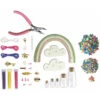 Kit Création Bijoux Arc-en-Ciel Pour Enfants - Sycomore - CRE5349, Rose -Lille Aux Jouets kit creation bijoux arc en ciel pour enfants sycomore cre5349 rose