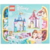 LEGO 43219 Disney Princess Châteaux Créatifs, Jouet Château Avec Mini-Poupées Belle Et Cendrillon -Lille Aux Jouets lego 60370 city la course poursuite au poste de police voiture jouet et moto 6