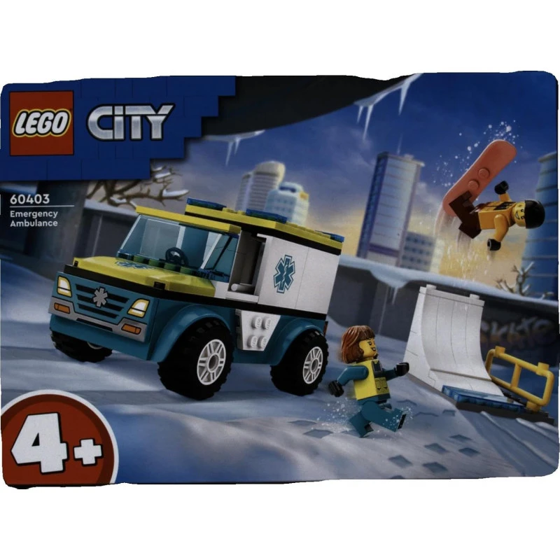 Lego City L’Ambulance De Secours Et Le Snowboardeur, Jeu Enfants 3 Lego City L’Ambulance De Secours Et Le Snowboardeur, Jeu Enfants