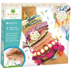 Lovely Box Grand Modèle Collector - Dès 7 Ans - Kit De Loisir Créatif Enfant - 5 Bracelets Multi-rangs - DIY