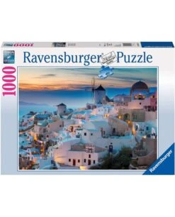 Santorin - Ravensburger - Puzzle Adulte - Puzzle 1000 P -