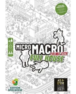 Micro Macro 2 : Crime City 2 - Full House -Lille Aux Jouets micro macro 2 crime city 2 full house spielwiese jeu de societe jeu d enquete jeu cooperatif jeu original jeu pour toute 2