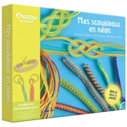 MON COFFRET D'ARTISTE - MES SCOUBIDOUS EN NÉON