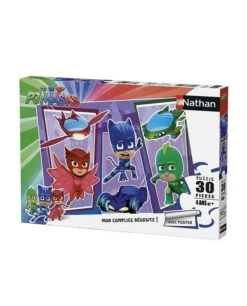 Nathan Poster + 30 Pièces Puzzle Pyjamasque