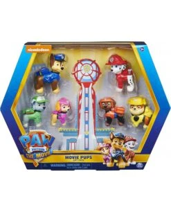 SPIN MASTER PAT PATROUILLE LE FILM - MULTIPACK DE 6 FIGURINES - Coffret Exclusif De 6 Figurines Officielles Du Film À Collectionner