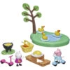 PEPPAS Picnic PLAYSET -Lille Aux Jouets peppa pig peppas adventures voiture rouge familiale