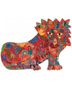 Puzzle Art - 150 Pièces - Lion - DJECO - 6+ -Lille Aux Jouets puzzle art 150 pieces chameleon djeco 6 1