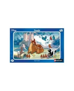 Puzzle Enfant Avec Cadre - Bambi - Regard Tendre - 15 Pièces - Ravensburger Nathan - 86025