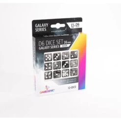 Set De 12 Dés à 6 Faces 16mm - Galaxy Series - Moon - Gamegenic 5 Set De 12 Dés à 6 Faces 16mm - Galaxy Series - Moon - Gamegenic -Lille Aux Jouets set de 12 des a 6 faces 16mm galaxy series moon gamegenic 1