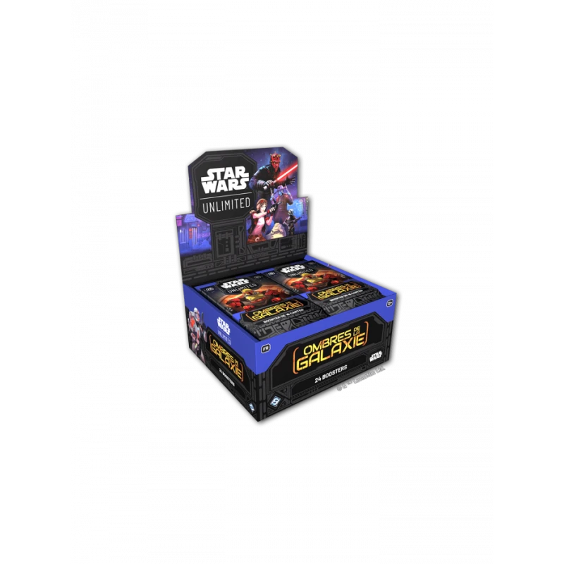 Star Wars Unlimited : Ombres De La Galaxie - Boite De 24 Boosters 3 Star Wars Unlimited : Ombres De La Galaxie - Boite De 24 Boosters