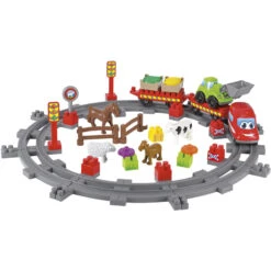 Train De Campagne Abrick – Jeu De Construction Pour Enfants - Jouets Ecoiffier -3068