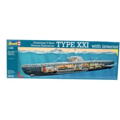U-Boat Typ XXI U 2540 &Intérieur - Revell - 05078 - Maquette
